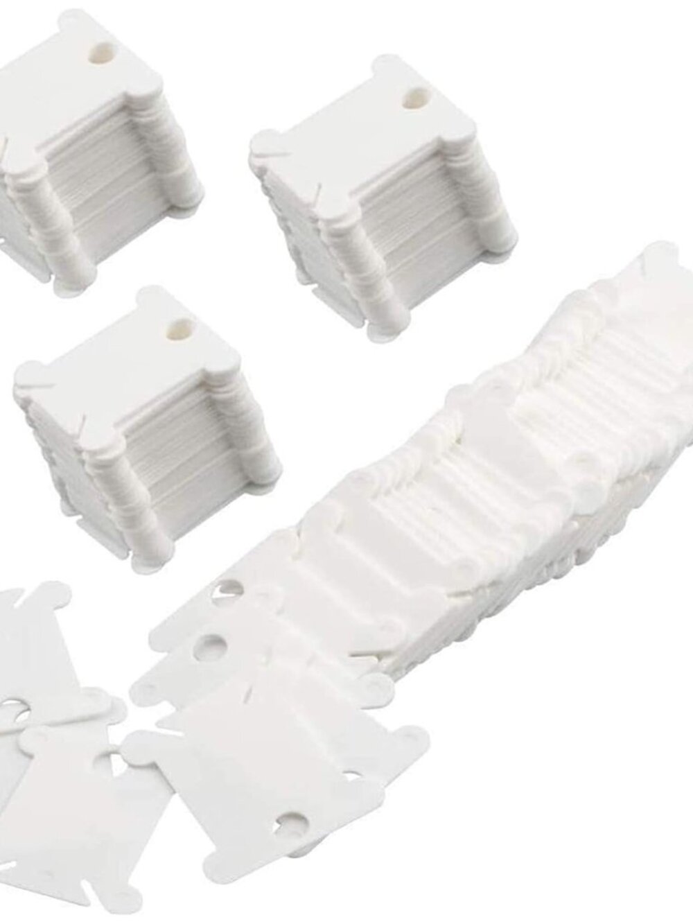 Embroidery Floss Bobbins, 128 Pcs Embroidery Floss Organizer, Plastic Embroidery
